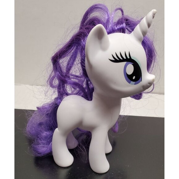 My Little Pony Rarity Unicorn Toy With Purple Hair & White Body - Picture 1 of 7